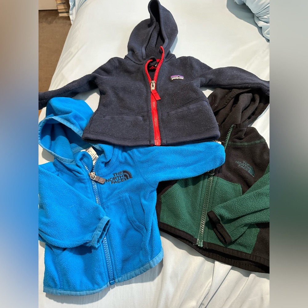 Three infant jackets